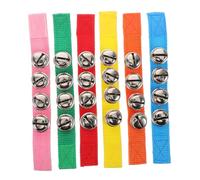 BESPORTBLE 6pcs Small Wrist Bells for Boys and Girls Hand Bells Wrist Shaking Sensory Toys for Boy Girl's Dance Practice Classroom Toys