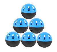BESPORTBLE 6pcs Soft EVA Baseball Practice Balls Hollow Waffle Batting Training Balls for Indoor Outdoor Use Lightweight Training Supplies for High School Players