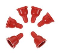 BESPORTBLE 6PCS Soft Rubber Goat Nursing Nipples for Lamb Feeding Natural Teat Design for Comfortable Milk Drinking Easy to Clean Replacement Pacifiers for Small Animals Farm and Home Use