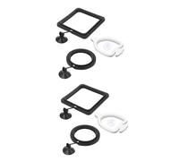 BESPORTBLE 6pcs Tropical Fish Tank Accessories Fish Tank Black Gravel Aquarium Supplies Feeding Ring