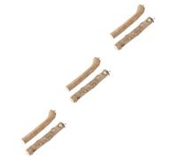 BESPORTBLE 6pcs Wear-resistant Parrot Stands Wooden Bird Perches for Nail Trimming Bird Perch Suitable for Parrots for Cages and Play Areas