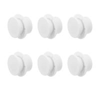 BESPORTBLE 6pcs White Plastic Beach Bag Repair Rivets Buttons | No Tools Required, Anti-slip Strap Hold, Universal Fit for Pool Days and Daily Commuting, DIY Replacement Hardware