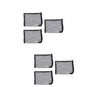 BESPORTBLE 6pcs Zipper Nylon Mesh Filter Media Bag for Aquarium and Filters Reusable Drawstring Bag