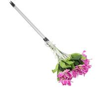 BESPORTBLE 7-Head Solar Red Rose Swing Light Waterproof Outdoor Solar Garden Stake Lamp with Firefly Effect for Garden and Patio