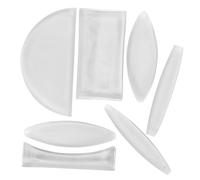 BESPORTBLE 7Pcs Acrylic Optical Lens Set for Physics Teaching Concave and Convex Lenses for Science Experiments Light Transmission Tools Portable Educational Equipment