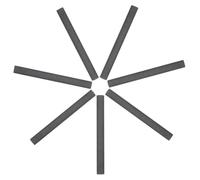 BESPORTBLE 7pcs Graphite Electrode Rods with Dense Uniform Structure and High Purity Conductivity, Carbon Cylinder Bars for Melting Casting and Electrolysis Tanks, Suitable for Physical
