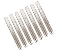 BESPORTBLE 7PCS Metal Harp String Pins with Fine Thread for Lyre Harp Dulcimer Guzheng Harpsichord Tuning Musical Instrument Accessories for DIY and Handmade Instruments