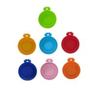 BESPORTBLE 7pcs Pet Food Bin Lids Silicone Cat Food Lids Wear-resistant Household Sealing