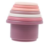 BESPORTBLE 7pcs Stacking Cups for Year Old Boys Silicone Bathing Toys Born Essentials Sensory Play Toy