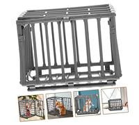 BESPORTBLE 8 Pcs Mini Plastic Pet Cage Model Miniature Animal Fence DIY Craft Accessory for Creative Play and Decorative Ornament