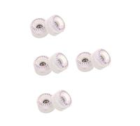 BESPORTBLE 8 Pcs Roller Skates Flash Wheel Outdoor Rollerskate Wheels Inline Skate Accessories Replacement Parts Pu Transparent