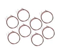 BESPORTBLE 8 Sets Colored Acoustic Guitar Strings Steel High Tension Steel Folk Guitar Strings Replacement Kit for Clear Tone Quick Setup and Unique Visual Effect