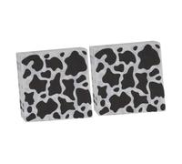 BESPORTBLE 80-Sheet Cow Print Paper Napkins for Birthday Party, Decorative Holiday and Restaurant Table Napkins, Party Supplies for Hotel and Desktop Use