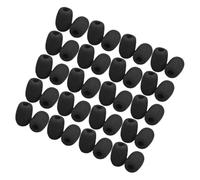 BESPORTBLE 80pcs Microphone Windscreen Foam Covers Bulk Pack for Headset Mics and Amplifiers Comfortable Protective Sponge Sleeves for Daily Use and Equipment Replacement