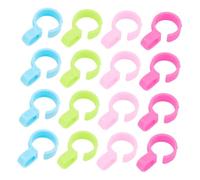 BESPORTBLE 80pcs Windproof Clothing Hooks with Safety Buckle Slip Round Clothes Rod Hooks PP Material Secure Hanger Fixing Clips for Outdoor Drying Multi Color