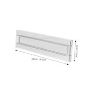 BESPORTBLE 8pcs Adjustable Transparent Drawer Dividers Organisers for Bedroom Kitchen Office Expandable Closet Shelf Dividers for Socks Underwear Clothing Storage