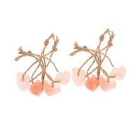 BESPORTBLE 8pcs Animal Lick Salt Block Horse Salt Brick Hanging Mineral Orange