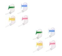 BESPORTBLE 8pcs Anti-leakage Hamster Water Bowls Silent Vacuum Drinkers for Pets Mixed Styles for Cage Use Prevents Spills and Fresh Water Supply