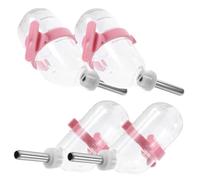 BESPORTBLE 8pcs Automatic Hamster Water Bottles for Pets Vacuum Water Dispenser Leak Design for Guinea Pigs Mice and Chinchillas