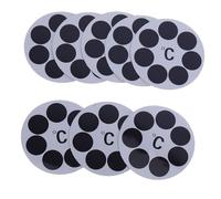 BESPORTBLE 8pcs Baby Bath Temperature Stickers for Children, LCD Thermochromic Water Temperature Display 30-42℃, Adhesive Safety Bath for Infant Shower Monitoring