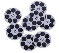 BESPORTBLE 8pcs Bath Thermometer Sticker with LCD Temperature Display 30~42℃ for Bath Water and Fish Tanks Adhesive Pet Material User-Friendly Design for Time Safety