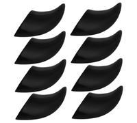 BESPORTBLE 8pcs Black Fursuit Hands Claw Nails Detachable Long Press Fingernails DIY Animal Paw Accessories for Halloween Cosplay Carnival Party Crafting Supplies
