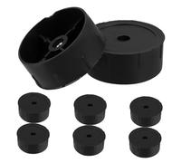 BESPORTBLE 8pcs Black Plastic Cat Scratch Repair Plugs Replacement Parts for Cat Tree Post DIY Pet Scratcher Accessories Easy Installation and Performance