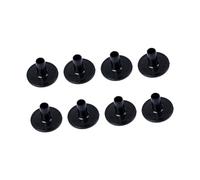 BESPORTBLE 8pcs Black Plastic Drum Accessories Cymbal Stand Sleeve Set for Cymbal Stands Protective Drum Parts Prevent Damage and Ensure Stable Positioning