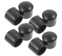 BESPORTBLE 8pcs Black Pvc Foosball Pole Caps for 16mm Diameter Rods, Protective Coverings to Replace Lost Or Worn Pieces, Safety End Caps Suitable for Table Football Machines