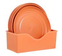 BESPORTBLE 8pcs Cat Feeder Bowls Single Pet Plate Kitten Food Plate Cat Water Bowl Small Dog Food Dish Dishes Plastic
