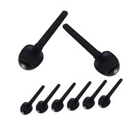 BESPORTBLE 8PCS Ebony Violin Pegs with Fish Eyes Precision Tuning Replacement Accessories for Violin Restoration Easy Installation Musical Instrument Parts
