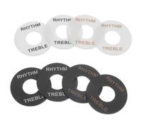 BESPORTBLE 8pcs Electric Guitar Toggle Switch Washers Lightweight Plastic Rhythm Treble Rings for Style Easy Replacement with Color Variety for Rocker Switch Accessories