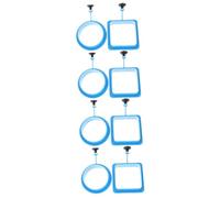 BESPORTBLE 8pcs Fish Feeding Rings Wear Resistant Floating Feeder Circles for Aquariums Convenient Feeding Station for Fish Shrimp for Fresh Saltwater Tanks