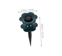 BESPORTBLE 8pcs Garden Hose Guide Rollers with Smooth Plastic Rollers and Spike Support for Lawn and Flower Bed Protection Water Pipe Holder for Efficient Irrigation and Hose Wear Prevention