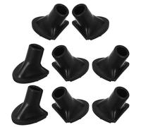 BESPORTBLE 8pcs Golf Bag Stand Replacement Rubber Feet Caps Black Anti-slip