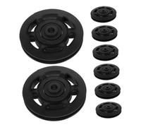 BESPORTBLE 8pcs Gym Equipment Pulley Wheel Durable Nylon Bearing for Smooth Sliding for Home Gym Cable Machines and Fitness Equipment Enhanced Strength and Noise Reduction