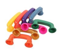 BESPORTBLE 8Pcs Hear Sound Phone Reading Phones Educational Toy 5.50X2.36X1.65In Washable with Aesthetic Design and Beautiful Colors Language Development and Speech Therapy