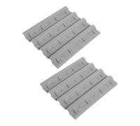 BESPORTBLE 8pcs Inflatable Boat Seat Hook Canoe Seat Hook Rowing Clips Kayak Clips Replacement Kayak Bracket Canoe Inflatable Boat Brackets Accessories Pvc Grey
