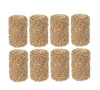 BESPORTBLE 8pcs Mini Hay DIY Kit for Dollhouse and Garden Rustic Farm Animal Accessories Small Faux Straw Decorations for Cottagecore Crafts and Home Party Use