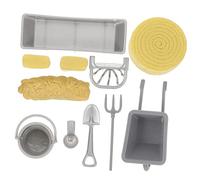 BESPORTBLE 8pcs Miniature Farm Realistic Farm Accessories for Educational Pretend Play for Sand Table Dollhouse Enhances Imagination and Cognitive Skills