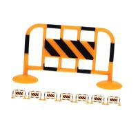 BESPORTBLE 8pcs Miniature Traffic Roadblocks Fence Signs Simulation Scene Model for City Traffic Demo and Role Play