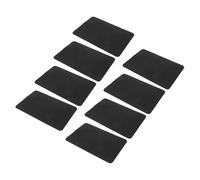 BESPORTBLE 8pcs Non Slip Shoe Sole Bottom Protector Pads for Pumps and Shoes, Self Adhesive Black Rubber Sole Grips with Noise Reduction and Cuttable Fit for Walking and Daily Activities