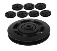 BESPORTBLE 8pcs Nylon Bearing Pulley Wheel for Weight Lifting Durable Fitness Pulley Replacement Part for Cable Machines Smooth Operation for Enhanced Workout Efficiency
