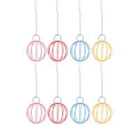 BESPORTBLE 8pcs Pet Feeder Toys Hamsters Hanging Design Smooth Fun Engaging Boredom Breaker for Pets Random Color