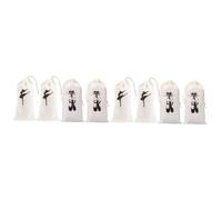 BESPORTBLE 8pcs Portable Ballet Shoes Bag for Women Drawstring Dance Shoes Storage Pouch Organize Your
