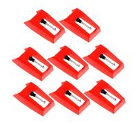 BESPORTBLE 8pcs Replacement Turntable Needle Stylus Cartridge for Record Player Phonograph Vinyl Player Nonmoving Magnet Design Advanced Noise Cancellation Quiet Playback Easy Installation