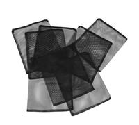 BESPORTBLE 8pcs Reusable Aquarium Filter Bags Fine Mesh Zipper Media Bags for Fish Tank Filtration 35x45cm Black Mesh Suitable for Activated Carbon Ceramic Rings and Bio Balls