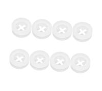 BESPORTBLE 8pcs Reusable Silicone Straw Plugs for Jar Lids Leak Resistant Hole Covers for Soda Cans and Drink Bottles Multipurpose Fixing Plugs for Home Office Outdoor Use