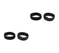 BESPORTBLE 8pcs Rooster Collar Noise-reducing Nylon for Chickens and Geese Anti-crowing Safe and Black Pet Accessory