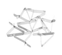 BESPORTBLE 8pcs Stainless Steel Thermometer Pot Clips Hole Diameter Kitchen Cooking Clip for Bbq Grill and Coffee Cups Non Scratch High Temperature Holder for Accurate Probe Fixation